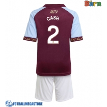 Fotballdrakt Barn Aston Villa Matty Cash #2 Hjemmedraktsett 2025-26 Kortermet (+ Korte bukser)